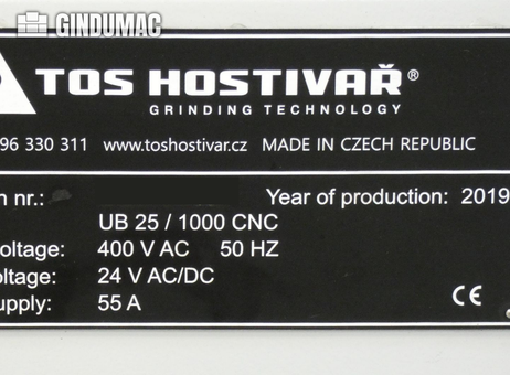 TOS HOSTIVAR UB 25-1000/C P260827139