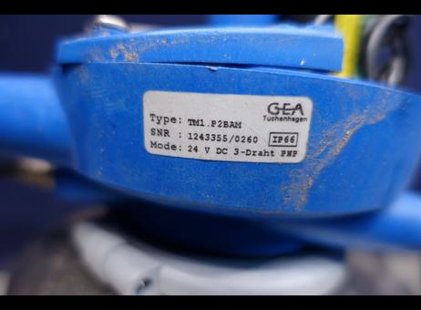 GEA Tuchenhagen YW-OD3"-SZ-TM1.P2BAM-DD-L0-22N/52 and TM1.P2BAM P260829190