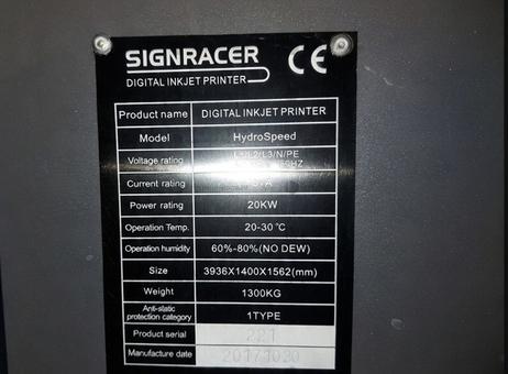 Sign Racer HydroSpeed HydroSpeed P260824027