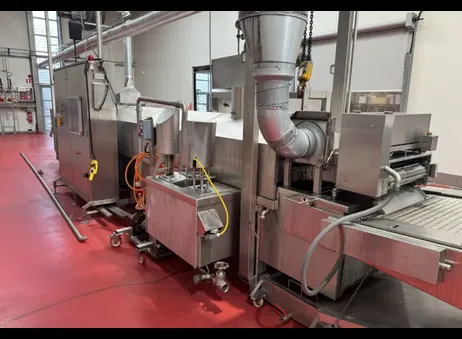 Home Complete Frying and Cooling Line for Peanuts and Nuts P260902022