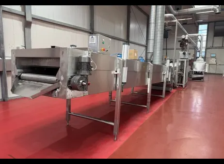 Home Complete Frying and Cooling Line for Peanuts and Nuts P260902022