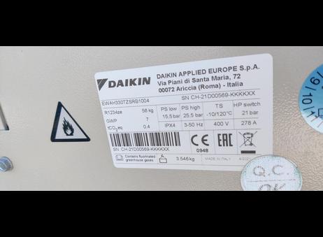 Daikin EWAH330ZE (x3) EWAD370T (x1) P260902494