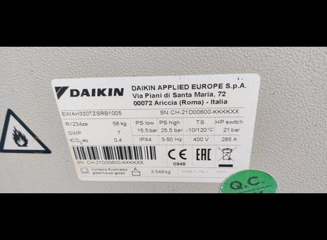 Daikin EWAH330ZE (x3) EWAD370T (x1) P260902494