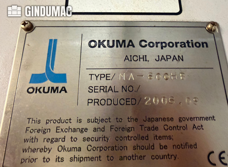 Okuma MA-600HB P260902642