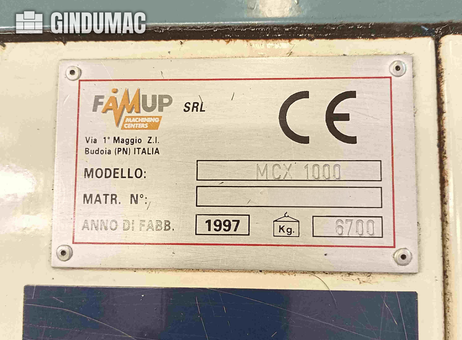 FAMUP MCX 1000 P260902649