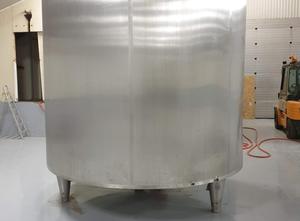 12,000-litre stainless-steel process tank with heating jacket
