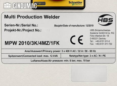 HBS MPW 2010/3K/4MZ/1FK P260904216