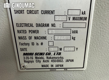 DMG MORI NLX2500SY/1250 P260904224