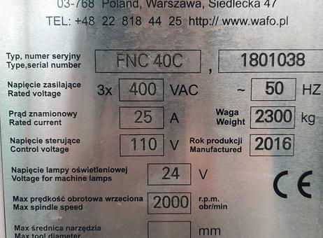 WAFO FNC 40C P260910128