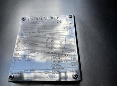 Inoxmim 500L mayo mixing vessel P260916171