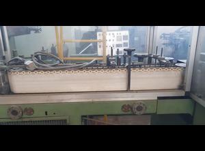 Línea completa de conversión y envasado de servilletas: plegadora de servilletas OMET TV 501/5A + sistema de transferencia automático OMET mod. TA501 + envolvedora automática Cassoli mod. PAC 340