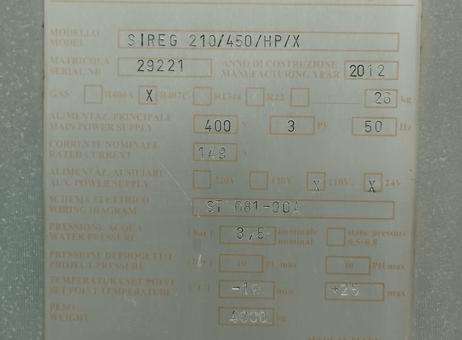 INDUSTRIAL FRIGO SIREG 210/450/HP/X P260917137