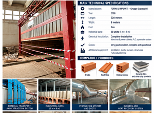 Capaccioli Group Industrial Tunnel Kiln Machine