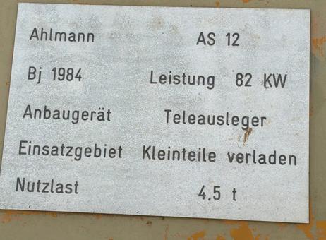 Ahlmann AS 12 P260924278