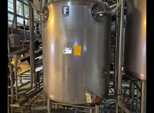 2016 Feldmeier Equipment 600 gallon 316L stainless steel jacketed mixing tank
