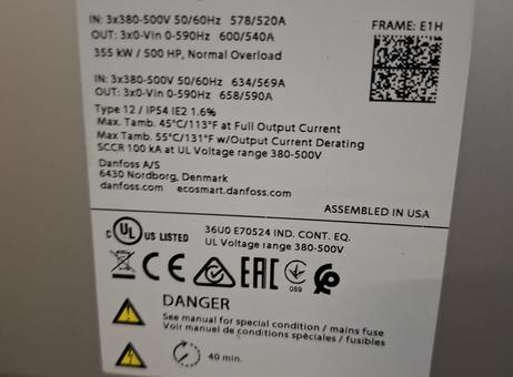Danfoss FC-302N315T5E54H4BGC7XXSXXXXAXBXCXXXDX P261008146