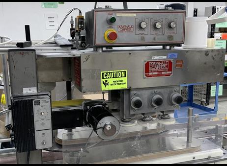All Fill SHA auger filling line with Kapsall Capper and  CTM Labeling System - P261013195