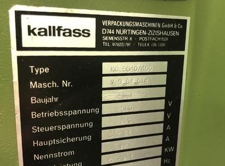 KALLFASS KC 5040/450 P261014080