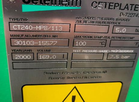 Cetetherm CETEPLATE CT240 P2610151039