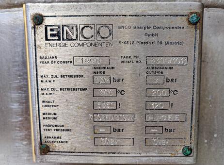 Enco (bio-)reactor 5.350 L P2610151047