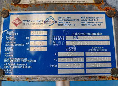 Unex Hybrid; fully welded plate heat exchanger P2610151182