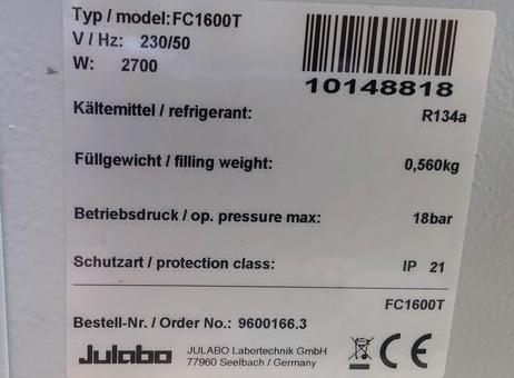 Julabo FC-1600T Chiller P2610151209