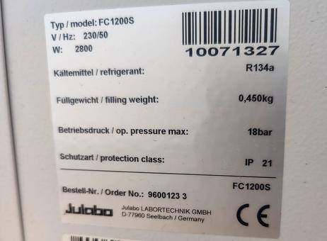 Julabo FC-1200S Chiller P2610151216