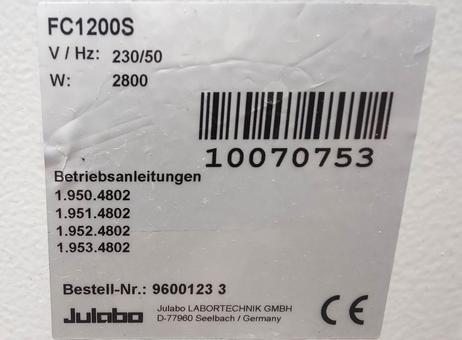 Julabo FC-1200S Chiller P2610151217