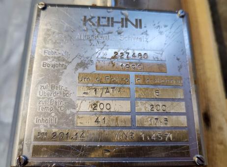 Kuehni (finned tube heat exchanger) 6,3m² P2610151247