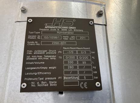 HS-Apparatetechnik 330  L P261015894