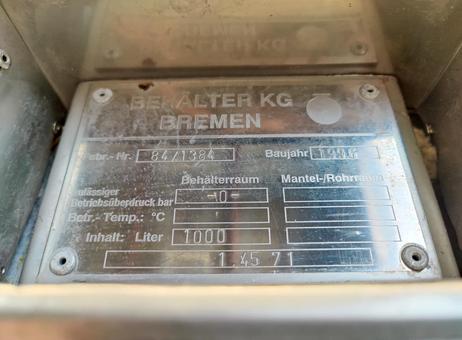 Behälter KG 1.000 L P2610161308