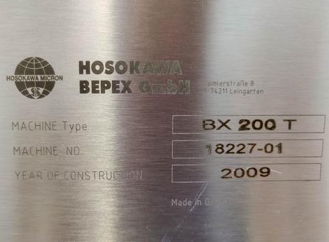 Hosokawa Bepex Bextruder BX-200 P2610161373