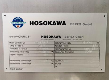 Hosokawa Bepex Bextruder BX-200 P2610161373