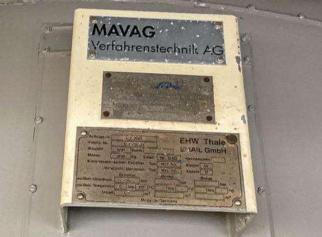 Mavag Altendorf Glass-lined / Hastelloy C-22 (3.500 L) P2610161457