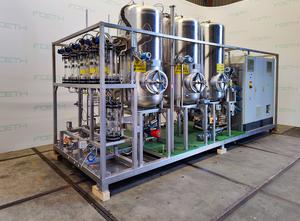 LPD Liquid perfume processing skid - Inline mixer