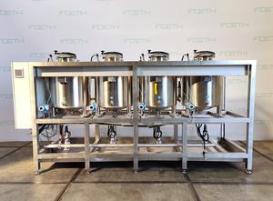 Inotec Reblend Tank 4x 400Ltr. - Vertical tank