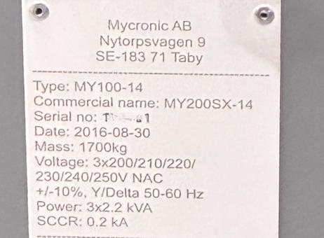 MYDATA MY200SX-14 P261020057