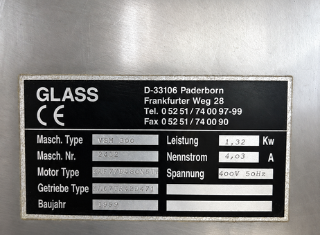 Glass Gmbh VSM-300 P261020098