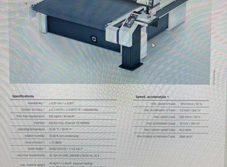 Zund TECHNICAL DATA G3 3XL-3200 P261020137