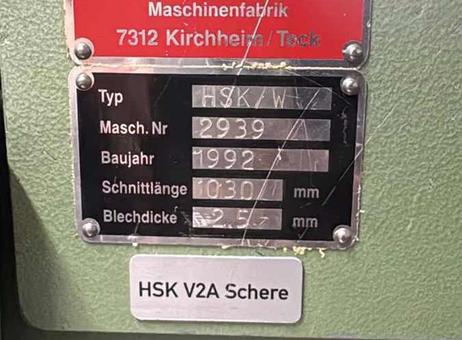 Veltman Machines HSK/W P261021007