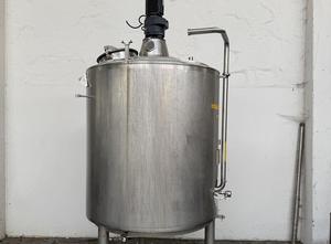 GOAVEC insulated all-stainless-steel mixing tank, 1,847 litres total capacity