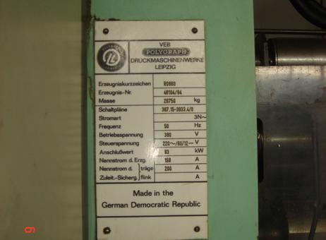 VEB POLYGRAPH FORTA 660 P261021100
