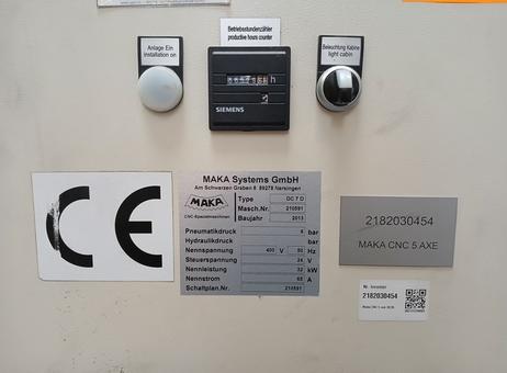 Maka DC 7D Milling Machine P261026096
