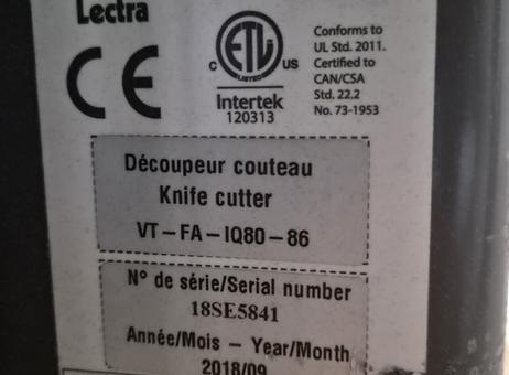 Lectra IQ80 Fashion P261027086