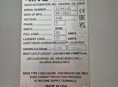 HAAS VF-10/50 P261027110
