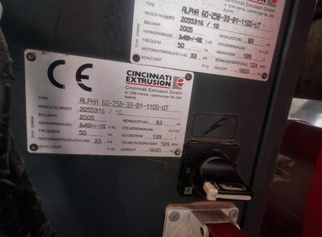 CINCINNATI EXTRUSION GMBH ALPHA 60-25B-33-81-1100-UT P261027111