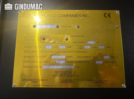 Hurco VMX42U P261027152