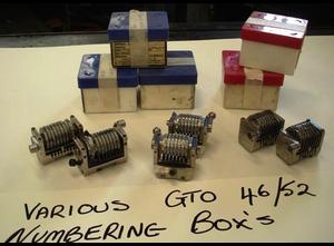 HEIDELBERG GTO 46 52 Numbering Boxes