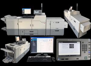 Ricoh Pro C7100X (with external Fiery controller) Digital press
