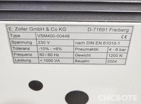 Zoller VSM400-00448 P261028130